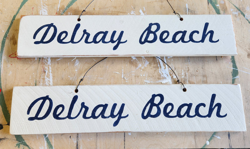 Brandy Melville City Edition Wood Handpainted Sign
