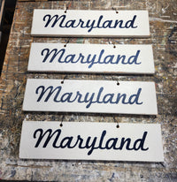 Brandy Melville City Edition Wood Handpainted Sign