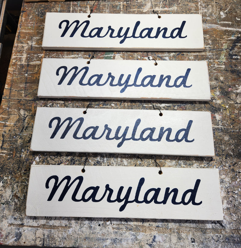 Brandy Melville City Edition Wood Handpainted Sign