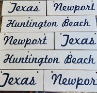 Brandy Melville City Edition Wood Handpainted Sign
