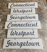 Brandy Melville City Edition Wood Handpainted Sign